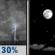 Saturday Night: Scattered showers and thunderstorms before 9pm.  Partly cloudy, with a low around 56. Northwest wind around 5 mph becoming calm  in the evening.  Chance of precipitation is 30%.