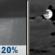 Tonight: Isolated showers before midnight.  Mostly cloudy, with a low around 67. North wind 5 to 10 mph.  Chance of precipitation is 20%.