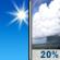 Today: Scattered rain between noon and 3pm, then isolated showers and thunderstorms after 3pm.  Sunny and hot, with a high near 97. Northwest wind 5 to 10 mph becoming southwest in the afternoon.  Chance of precipitation is 20%.
