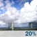 This Afternoon: A 20 percent chance of showers and thunderstorms after 3pm.  Mostly sunny, with a high near 93. Light and variable wind becoming east 5 to 10 mph. 