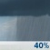 Friday: A chance of showers, with thunderstorms also possible after noon.  Mostly cloudy, with a high near 61. East wind 10 to 15 mph becoming southeast in the afternoon.  Chance of precipitation is 40%.